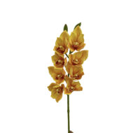 GNW Yellow Artificial 8-head Cymbidium Hybrid‌ HD-16