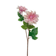 GNW Yellow Artificial 2-head Dahlia Real Touch QH-101 - Image 7