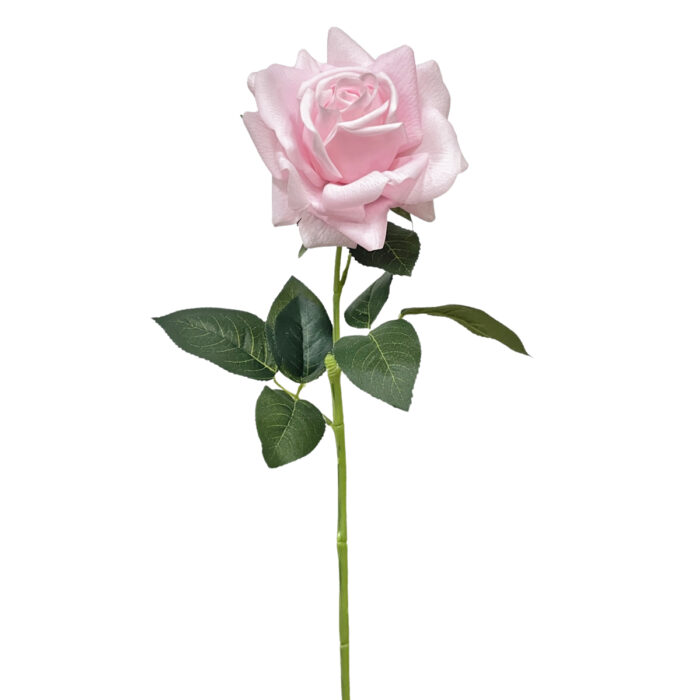 GNW Pink Artificial Single Rose Real Touch GJY-04 - Image 2