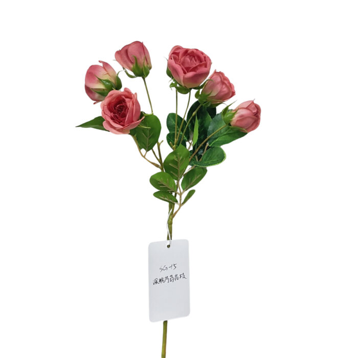 GNW White Artificial Single Peony Branch Real Touch SG-14 - Image 4