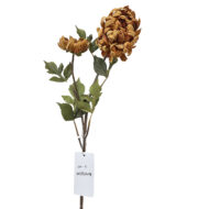 GNW Brown Artificial Retro Dragon Claw Shaped Chrysanthemum Real Touch XM-11