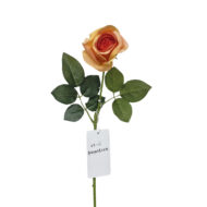 GNW White Artificial Single Garden Rose Real Touch QH-14 - Image 8