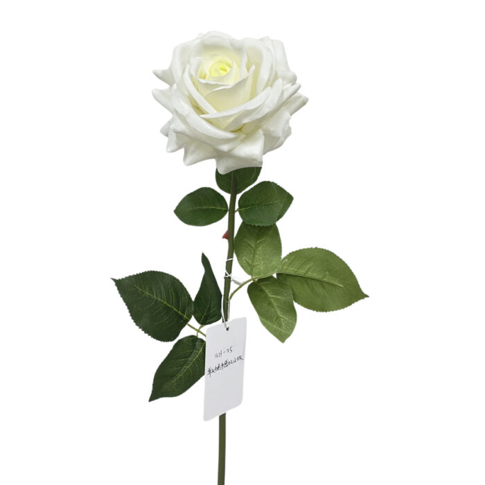 GNW Brown Artificial Single Garden Rose Real Touch QH-32 - Image 9