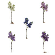 GNW Dark Blue Artificial 2-head Hydrangea Real Touch GYX-73 - Image 3