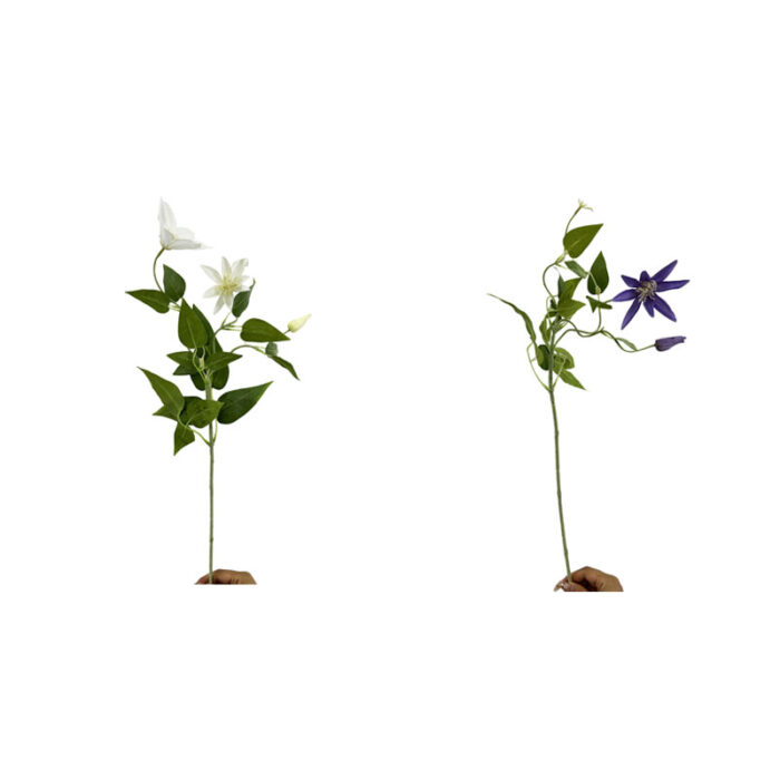 GNW Purple Artificial Clematis Lotus GYX-98 - Image 3