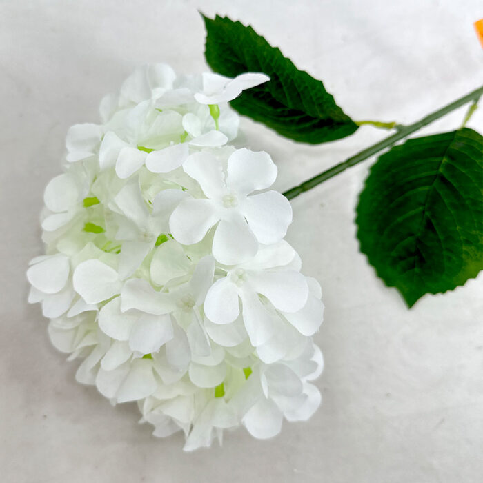GNW White Artificial Hydrangea LRR-572 - Image 2