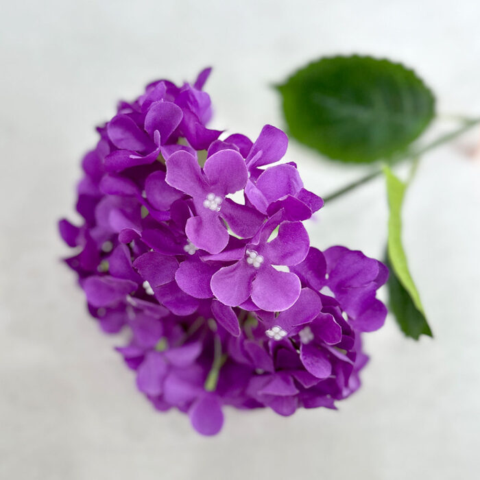 GNW Dark Purple Artificial Hydrangea LRR-577 - Image 2