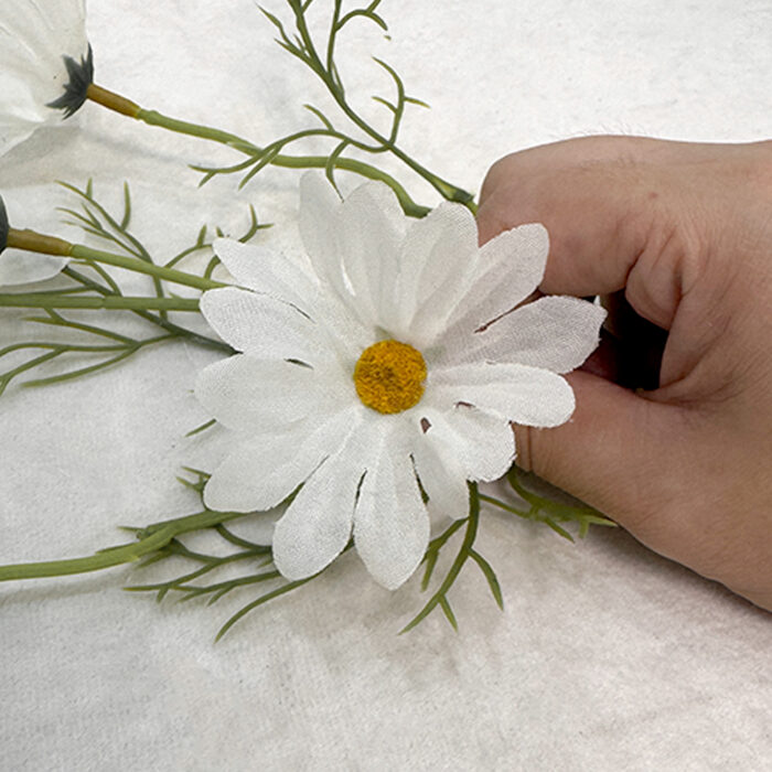 GNW White Artificial Sunflower HH-08 - Image 2