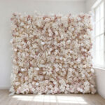 Custom-fit Wholesale Artificial Flower Wall Backdrop for Wedding Decoration