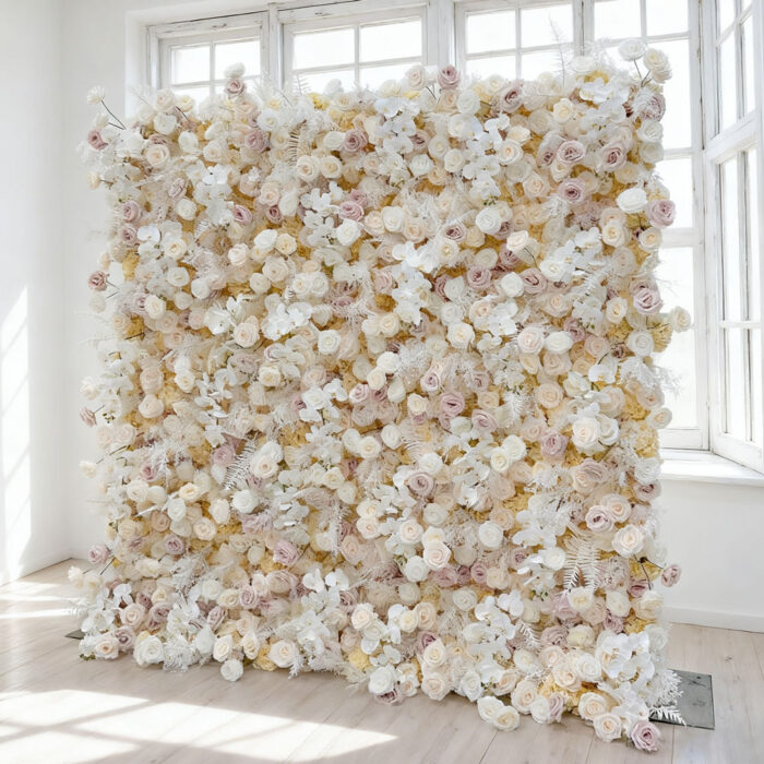 Adapted Wholesale Artificial Flower Wall for Wedding Decoration Requirements - Image 3