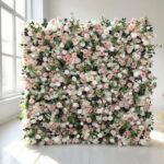 New Design Premium 2026 Collection Artificial Flower Wall for Wedding Supplies