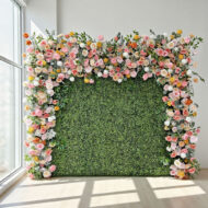 New Design 2026 Premium Peony Silk Floral Artificial Flower Wall for Wedding Decoration - Image 4