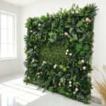 Custom Private Label Wholesale Artificial Flower Wall Panel for Wedding Decoration OEM