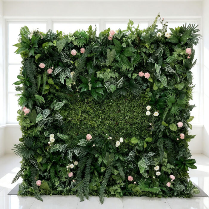 Custom Private Label Wholesale Artificial Flower Wall Panel for Wedding Decoration OEM - Image 3