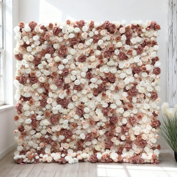 Wholesale Customizable Artificial Flower Wall For Wedding Backdrop And Banquet Hall Decoration - Image 3