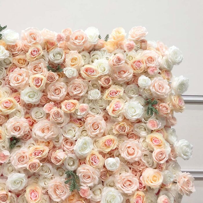 New Trend 2026 UV-Resistant Outdoor Artificial Flower Wall for Wedding Decoration - Image 2