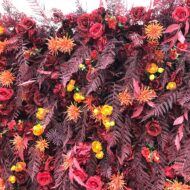 High-End Silk Artificial Wedding Flowers Dreamy 5D Artificial Flowers Wall Panel Background For Party Wedding Decoration - Image 2