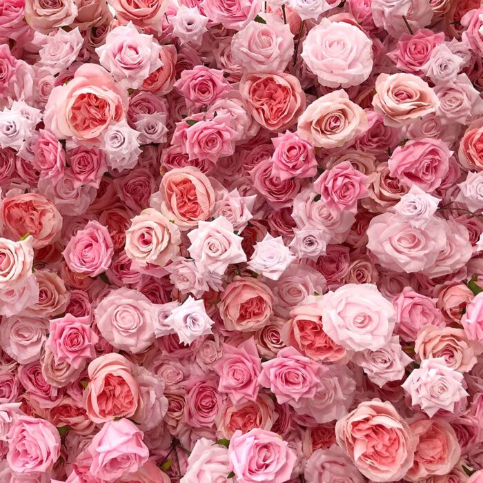 New Product 2026 Hot Sale Item Realistic Rose Artificial Flower Wall for Wedding - Image 2