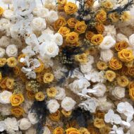 Wedding Decoration Supplies Customize Durable 8ft Simulation Flower Wedding Backdrop Wall Roll Up - Image 2