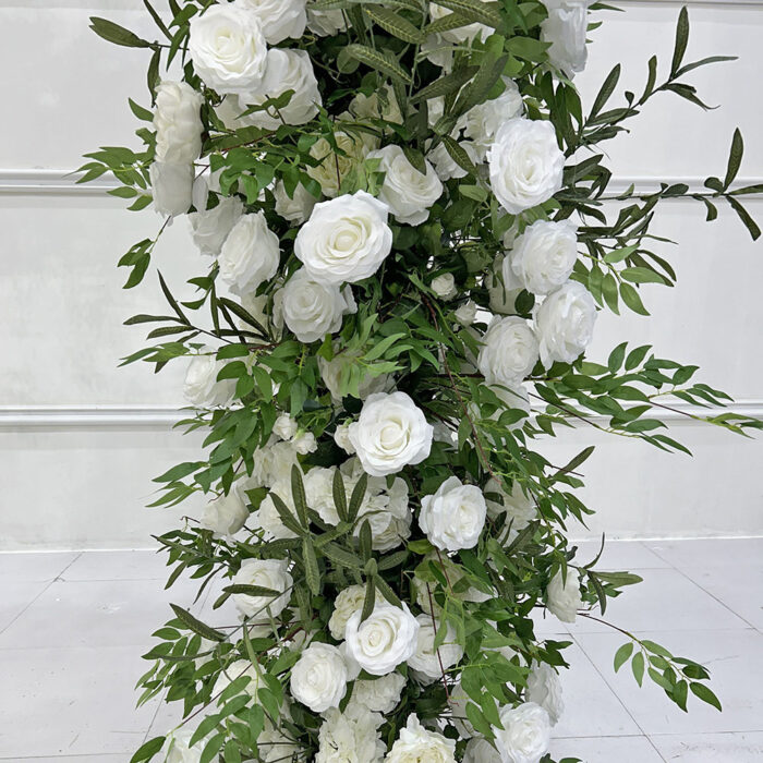 Professional Wedding Arch Backdrop Artificial Flower Decoration - Image 2