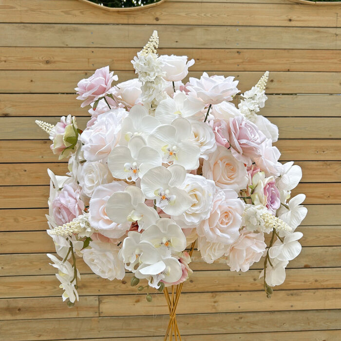 Customize Luxury Wedding Centerpieces with Artificial Flowers, High Quality Silk Feel, Wholesale Price from Factory - Image 2