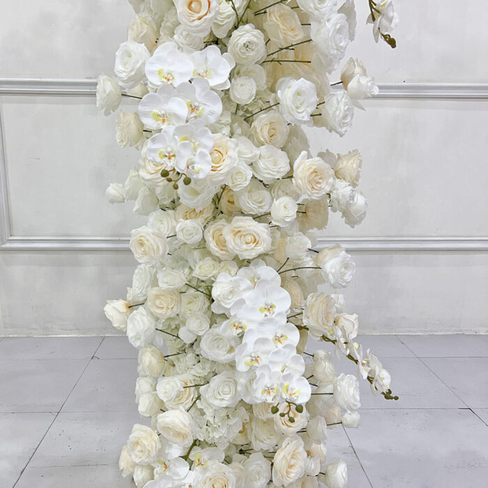 Luxury Wedding Arch Backdrop With High Quality Artificial Flowers - Image 2