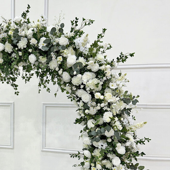 Easy To Assemble Artificial Flowers Decoration Wedding Arch For Wedding Party Event Decor - Image 2