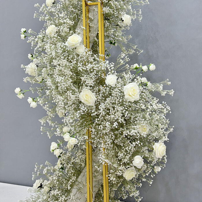 Modern Wedding Table Centerpieces Using Real Touch Decorative Flowers, Customizable and Luxury Style - Image 2