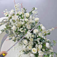 Wholesale Easy Setup Foldable Giant Artificial Wedding Flowers Ground Arch For Bridal Entrance And Outdoor Party - Image 2