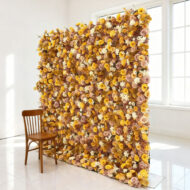 High Quality Wedding Event Silk Floral 5D Artificial Rose Flower Wall Wedding Home Party Decoration Stage Backdrop - Image 3