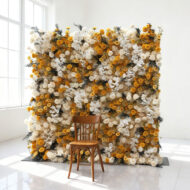 Wedding Decoration Supplies Customize Durable 8ft Simulation Flower Wedding Backdrop Wall Roll Up - Image 3