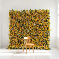 New Innovation 2026 Shape-Retaining Artificial Flower Wall Panel for Wedding Decoration