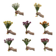 GNW Purple Five Branches Artificial Echinops Sphaerocephalus MYZ-86 - Image 3