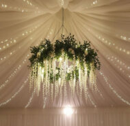Custom Size Giant Real Touch Artificial Flowers Wedding Wisteria Ceiling Panels For Wedding Decoration Supplies - Image 2