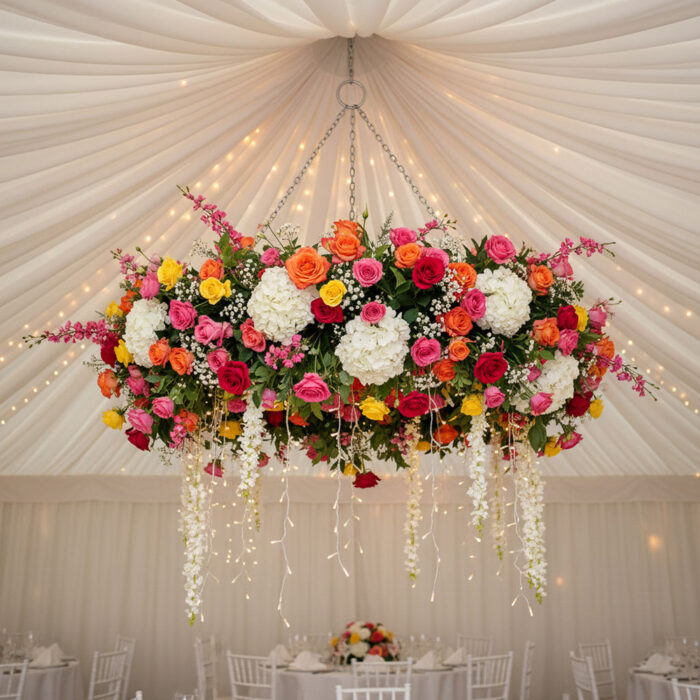 Wholesale Artificial Real Touch Decor Wisteria Flower Ceiling For Weddings - Image 3