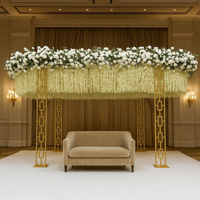 Wholesale OEM Luxury Decor Design Artificial Flower Arrangements Wisteria Floral Ceiling For Weddings - Image 2