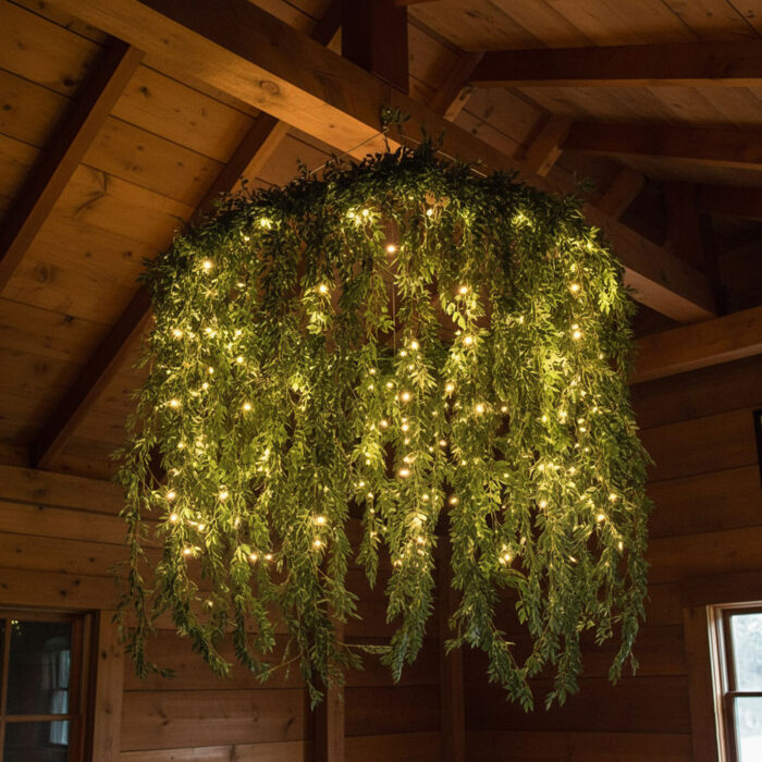Wholesale Floral Decor Romantic Purple Wisteria Ceiling For Weddings Fast Ship - Image 2
