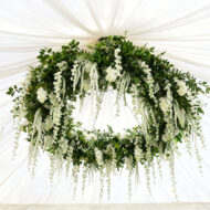 Custom Size Giant Real Touch Artificial Flowers Wedding Wisteria Ceiling Panels For Wedding Decoration Supplies
