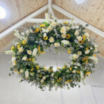 Factory Direct High End Floral Decor Luxury Wedding Artificial Wisteria Ceiling Installation