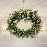 Factory Direct High End Floral Decor Luxury Wedding Artificial Wisteria Ceiling Installation - Image 3