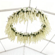 Luxury Wedding Decor Romantic Artificial Wisteria Vines Flower Ceiling For Weddings Events - Image 5