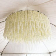 Best Selling Top Quality Artificial Wisteria Flower Ceiling With Realistic Vines For Wedding Commercial Use - Image 2