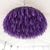 Wholesale Elegant Faux Artificial Wisteria Flowers Ceiling For Events and Decor