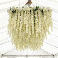 Luxury Wedding Decor Romantic Artificial Wisteria Vines Flower Ceiling For Weddings Events - Image 2