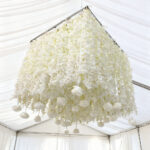 Best Selling Top Quality Artificial Wisteria Flower Ceiling With Realistic Vines For Wedding Commercial Use