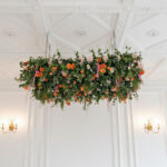 Customize Artificial Wisteria Flowers Ceiling Elegant Floral Install for Wedding Backgrounds