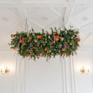 Customize Artificial Wisteria Flowers Ceiling Elegant Floral Install for Wedding Backgrounds