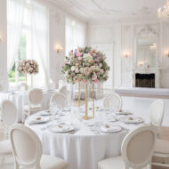 High Quality Wedding Decoration Table Runner with Fruit Centerpieces
