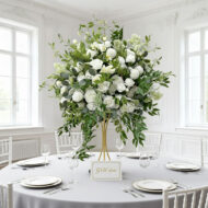Elegant Wedding Flowers Decorations and Centerpieces Set, Artificial but Real Look, Support Customize