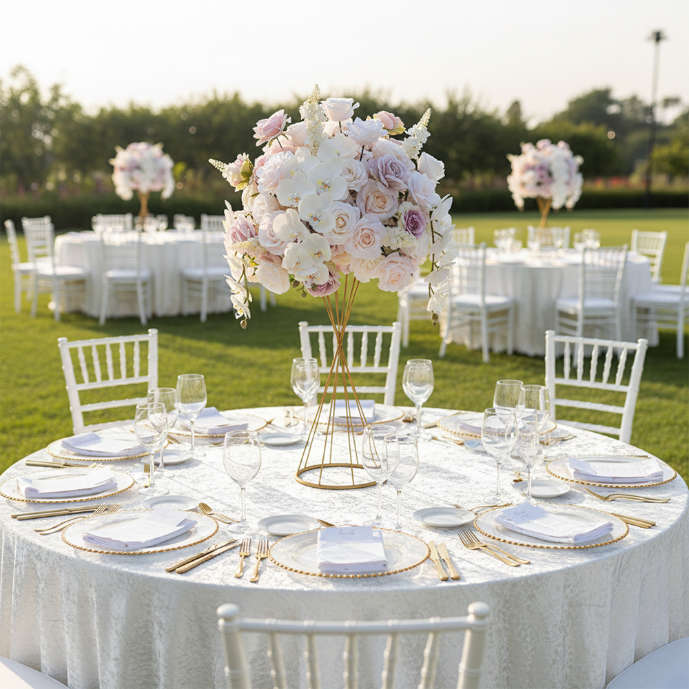 centerpieces25-10 (22) Customize Luxury Wedding Centerpieces with Artificial Flowers, High Quality Silk Feel, Wholesale Price from Factory - Image 1